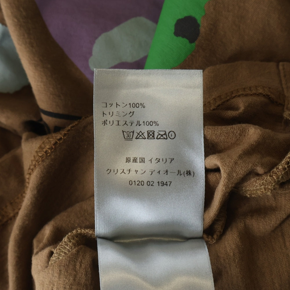 DIOR(ディオール) 22AW カクタスジャック トラヴィス・スコット オーバーサイズ Tシャツ 半袖カットソー ブラウン