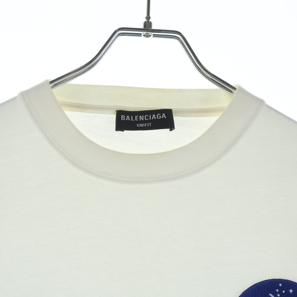 BALENCIAGA(バレンシアガ) 21AW NASA SPACE ナサ スペース パッチ 半袖Tシャツ カットソー ホワイト 651795 TKVD7