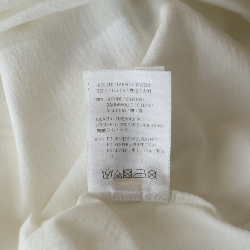 BALENCIAGA(バレンシアガ) 19SS BBレインボーロゴ刺繍Tシャツ カットソー ホワイト 570805 TEV53