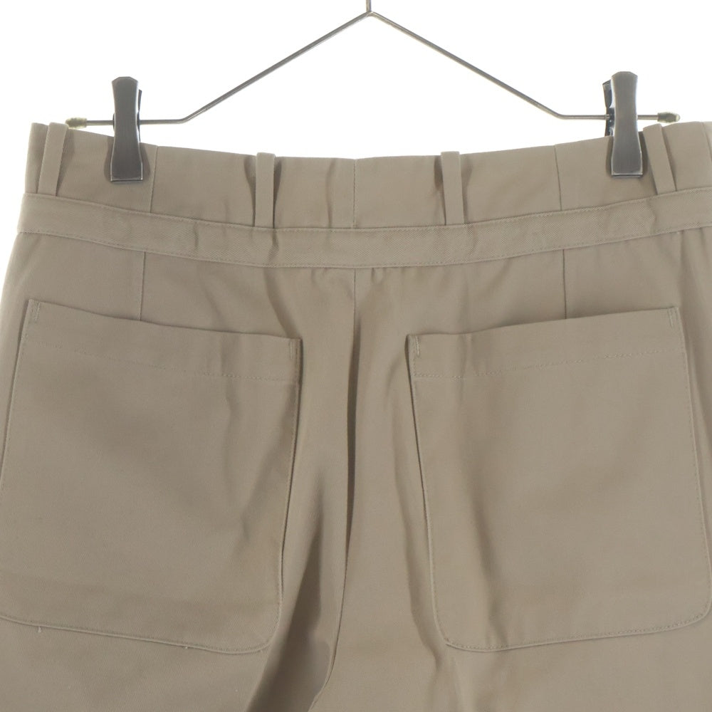 AMI Alexandre Mattiussi(アミアレクサンドルマテュッシ) Cotton Twill Carrot Pants A20HT010 コットン ツイル キャロット トラウザー ベージュ
