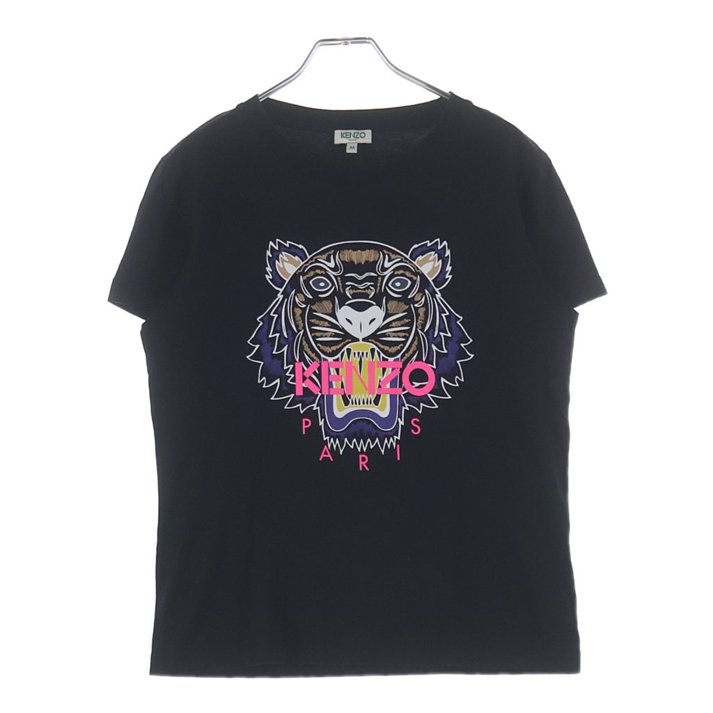 KENZO(ケンゾー) GRADIENT TIGER T-SHIRT タイガープリント半袖Tシャツ カットソー ブラック