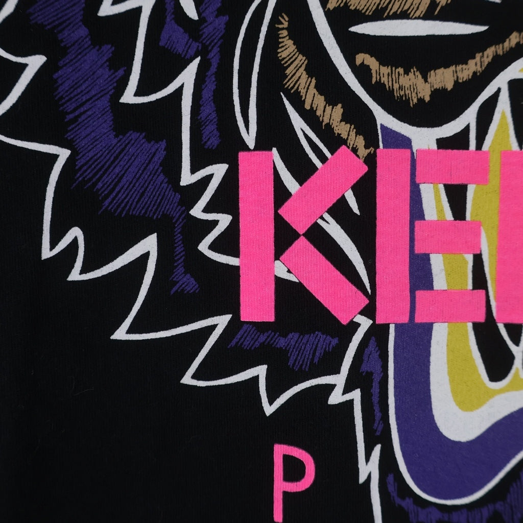 KENZO(ケンゾー) GRADIENT TIGER T-SHIRT タイガープリント半袖Tシャツ カットソー ブラック