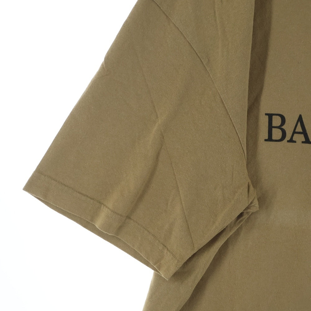 BALENCIAGA(バレンシアガ) BBロゴプリント半袖Tシャツ ベージュ 578139 TEV52