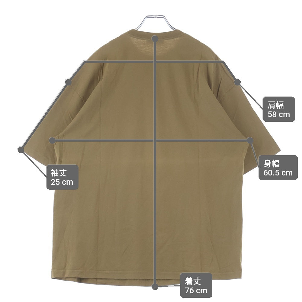 BALENCIAGA(バレンシアガ) BBロゴプリント半袖Tシャツ ベージュ 578139 TEV52