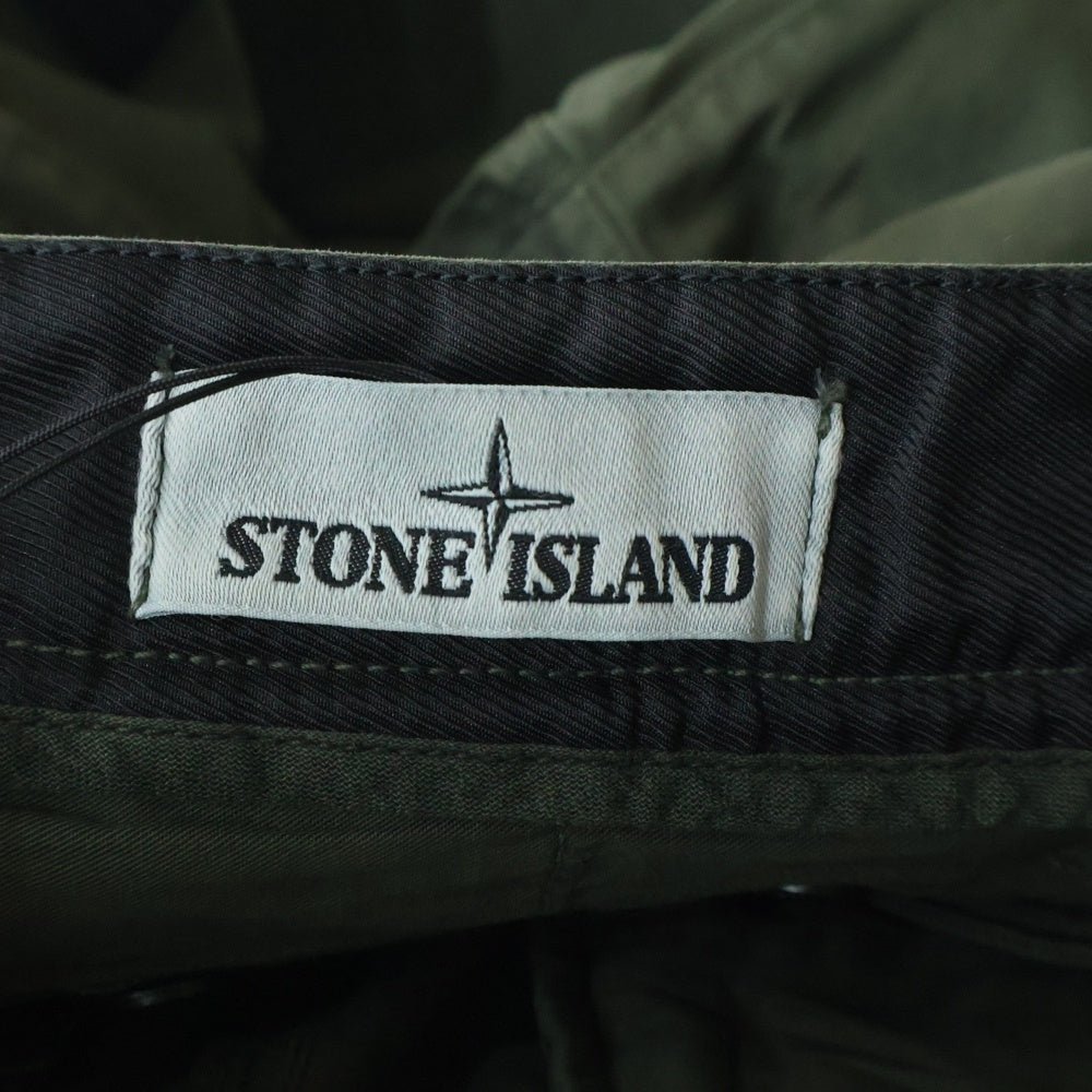 STONE ISLAND(ストーンアイランド) PANTALON CARGO パンタロン ジップフライ コットンパンツ カーキ 7315321L1