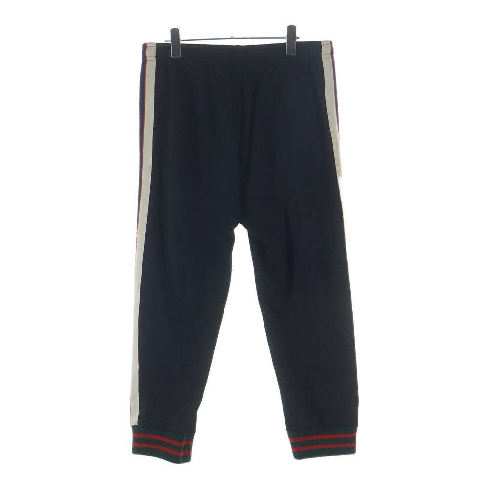 GUCCI(グッチ) 17AW GGサイドラインテクニカル トラックパンツ ブラック