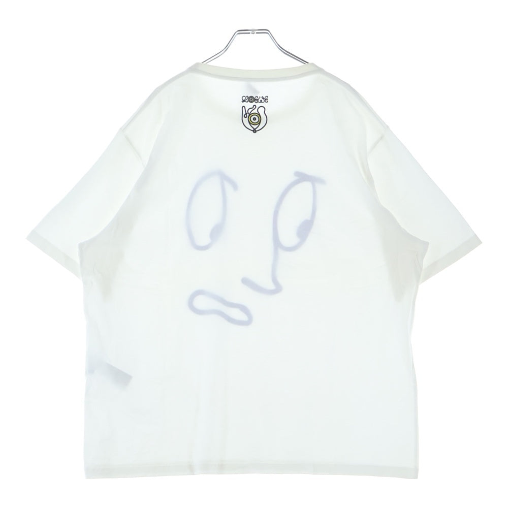LOEWE(ロエベ) Face Print TEE H664Y22J12 プリント Tシャツ 半袖カットソー ホワイト