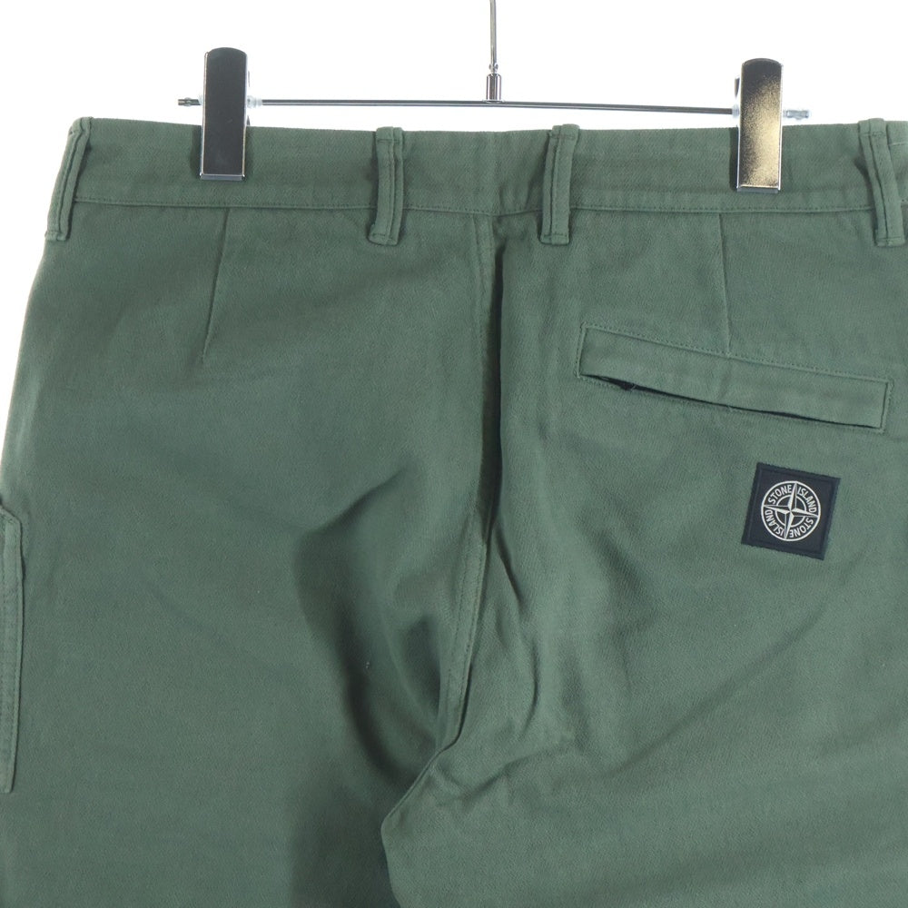 STONE ISLAND(ストーンアイランド) Cotton Baker Pants 751531604 コットン バイカー パンツ カーキ