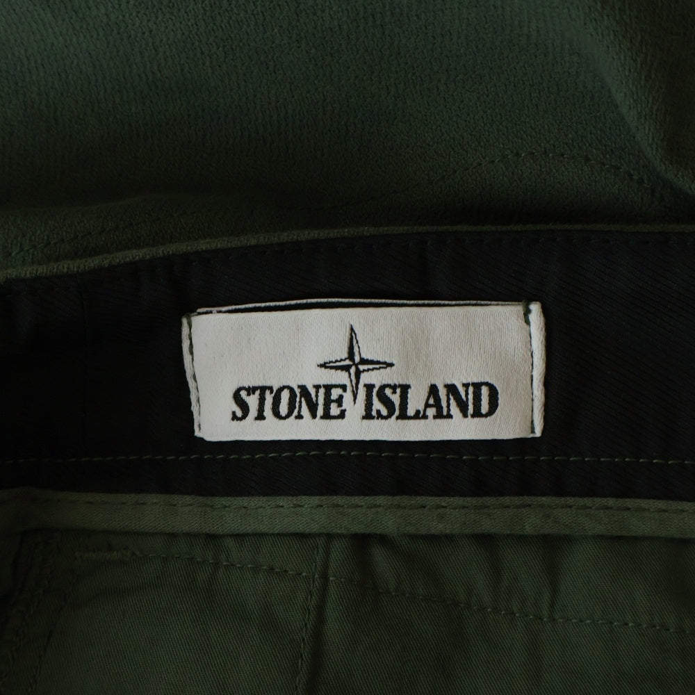 STONE ISLAND(ストーンアイランド) Cotton Baker Pants 751531604 コットン バイカー パンツ カーキ