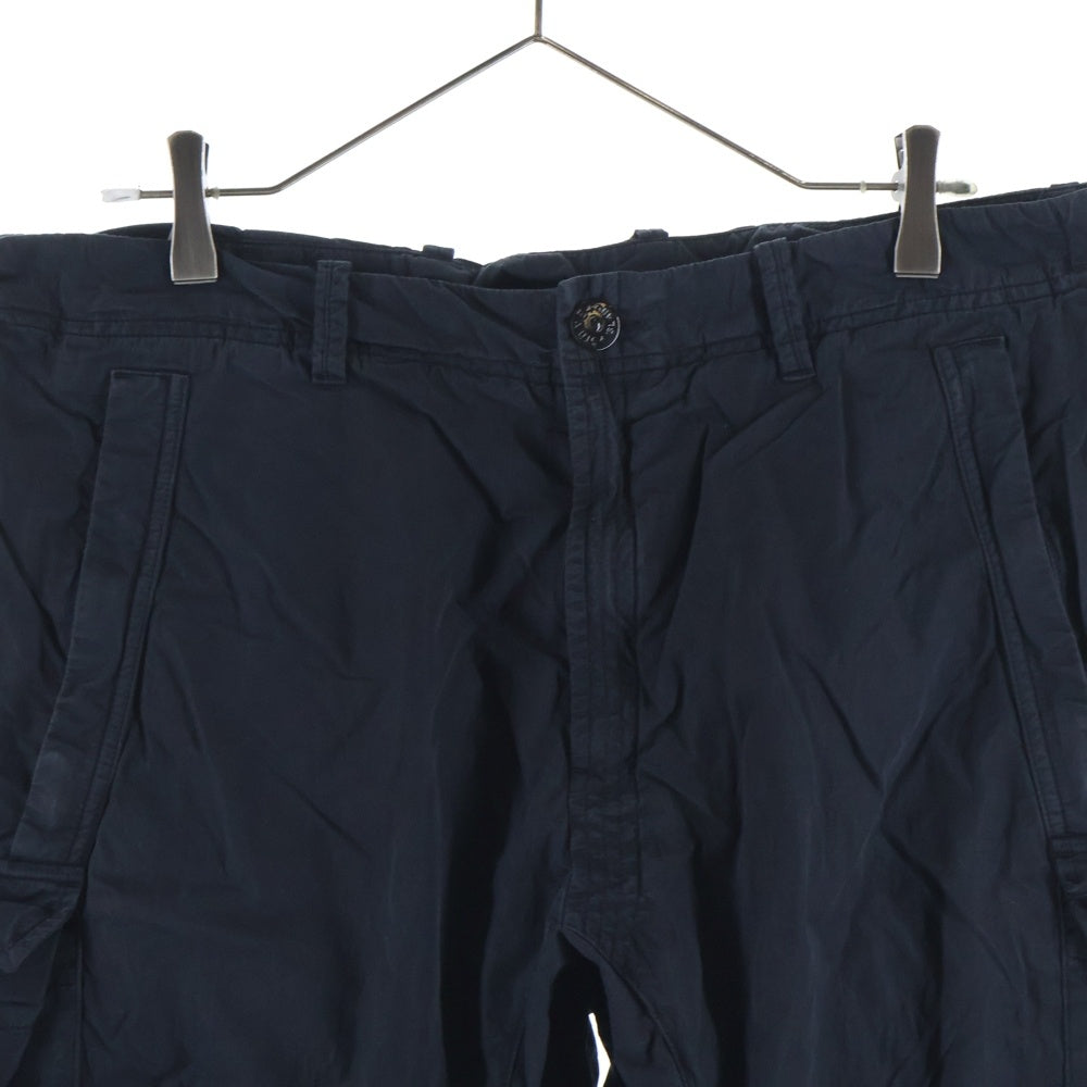 STONE ISLAND(ストーンアイランド) 19SS GHOST PIECE COTTON 7015314F2 カーゴロングパンツ ブラック