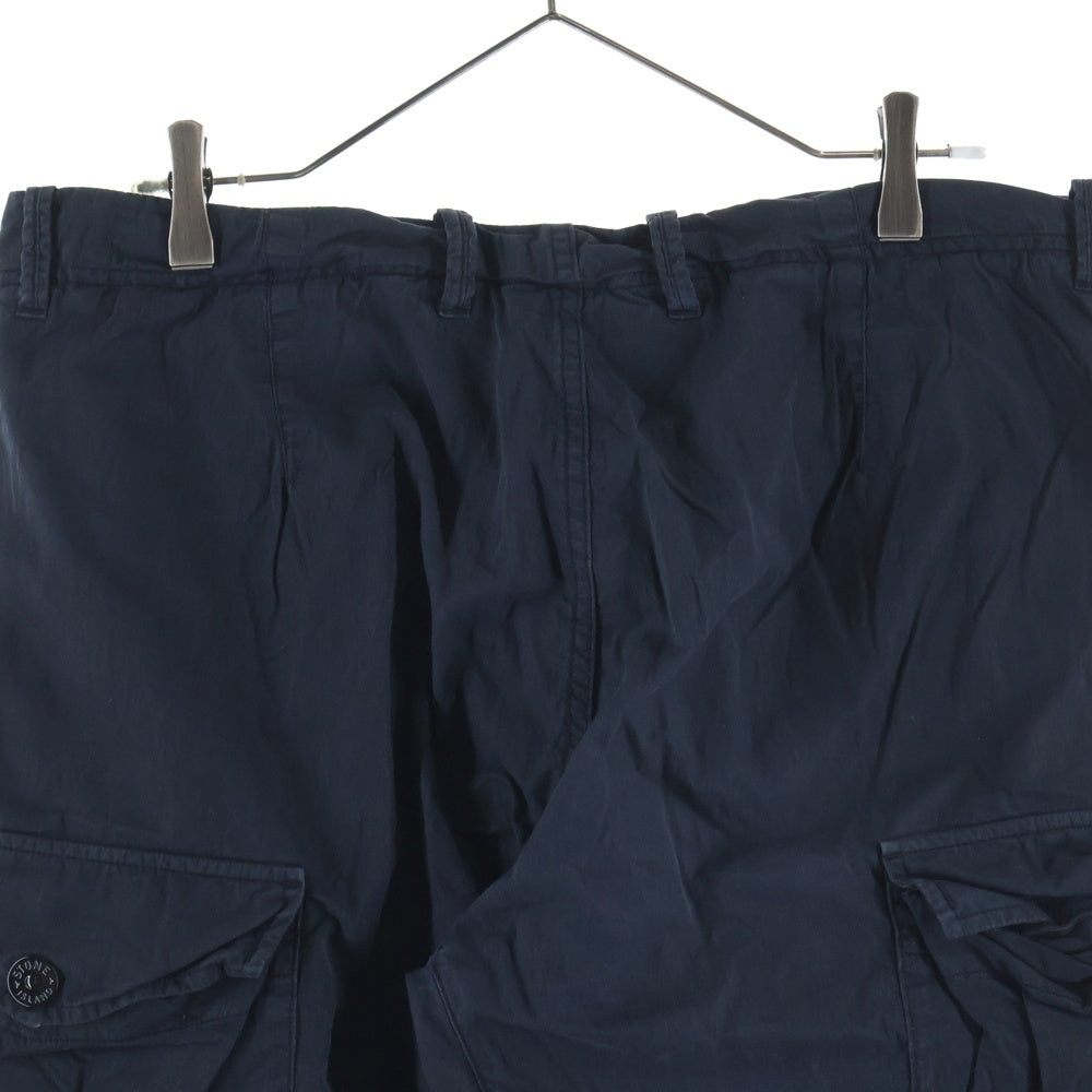 STONE ISLAND(ストーンアイランド) 19SS GHOST PIECE COTTON 7015314F2 カーゴロングパンツ ブラック