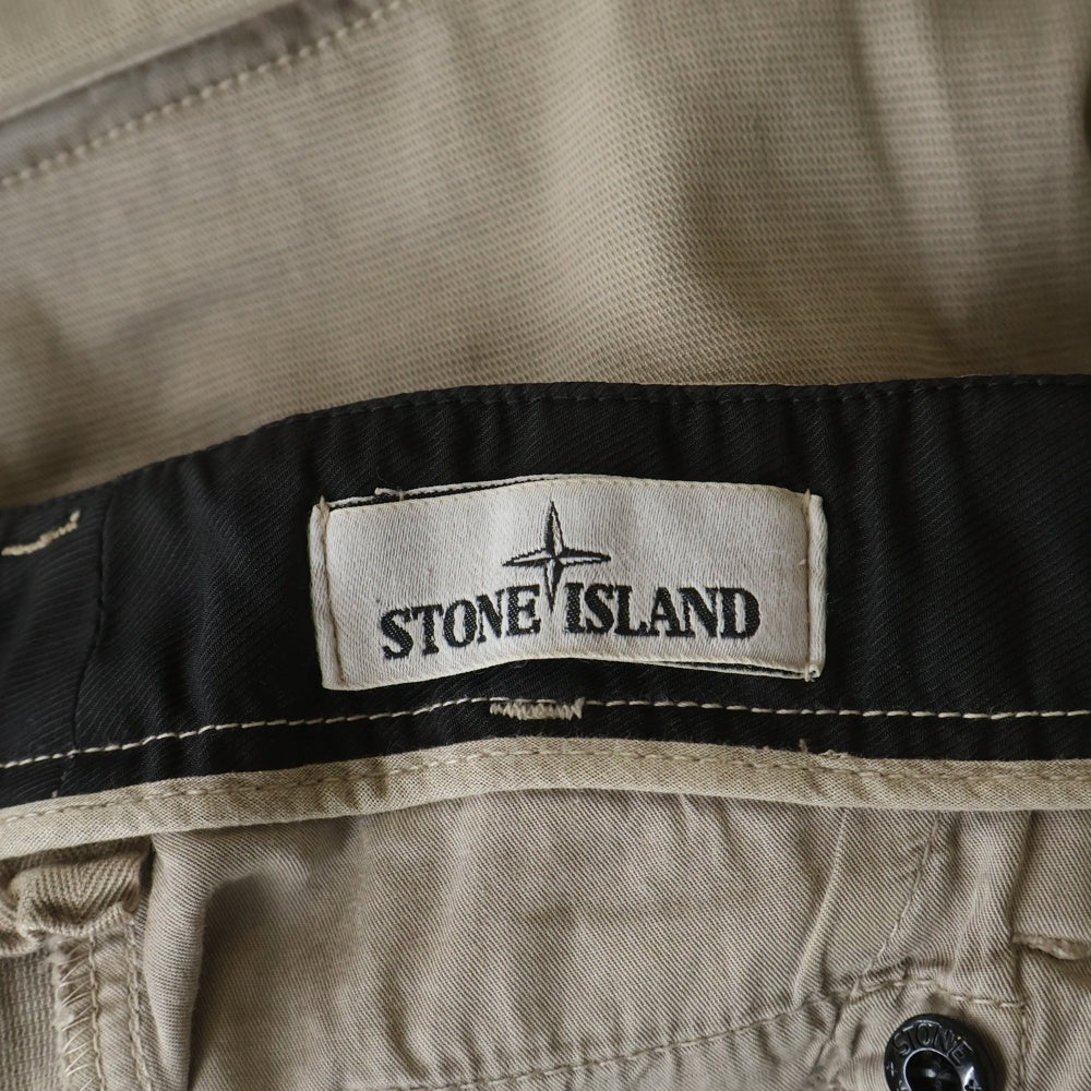 STONE ISLAND(ストーンアイランド) TREATMENT PANTS 711530702 カーゴ パンツ ベージュ