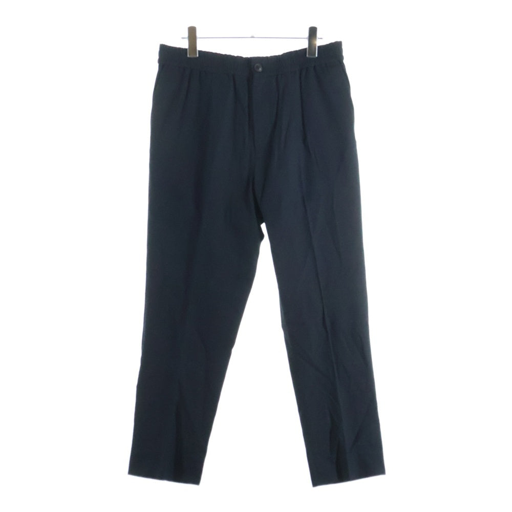 AMI Alexandre Mattiussi(アミアレクサンドルマテュッシ) Elasticized waist trousers E20HT206.246クロップド エラスティック パンツ ブラック