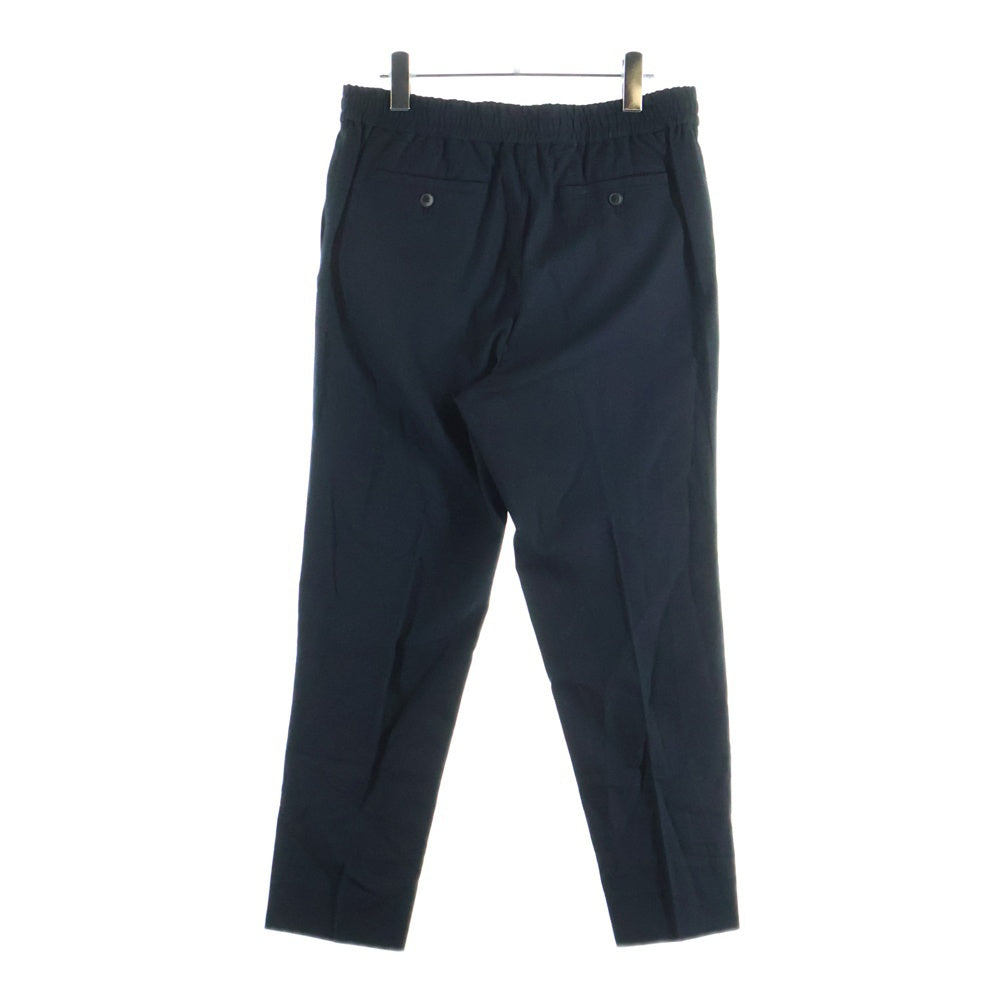 AMI Alexandre Mattiussi(アミアレクサンドルマテュッシ) Elasticized waist trousers E20HT206.246クロップド エラスティック パンツ ブラック