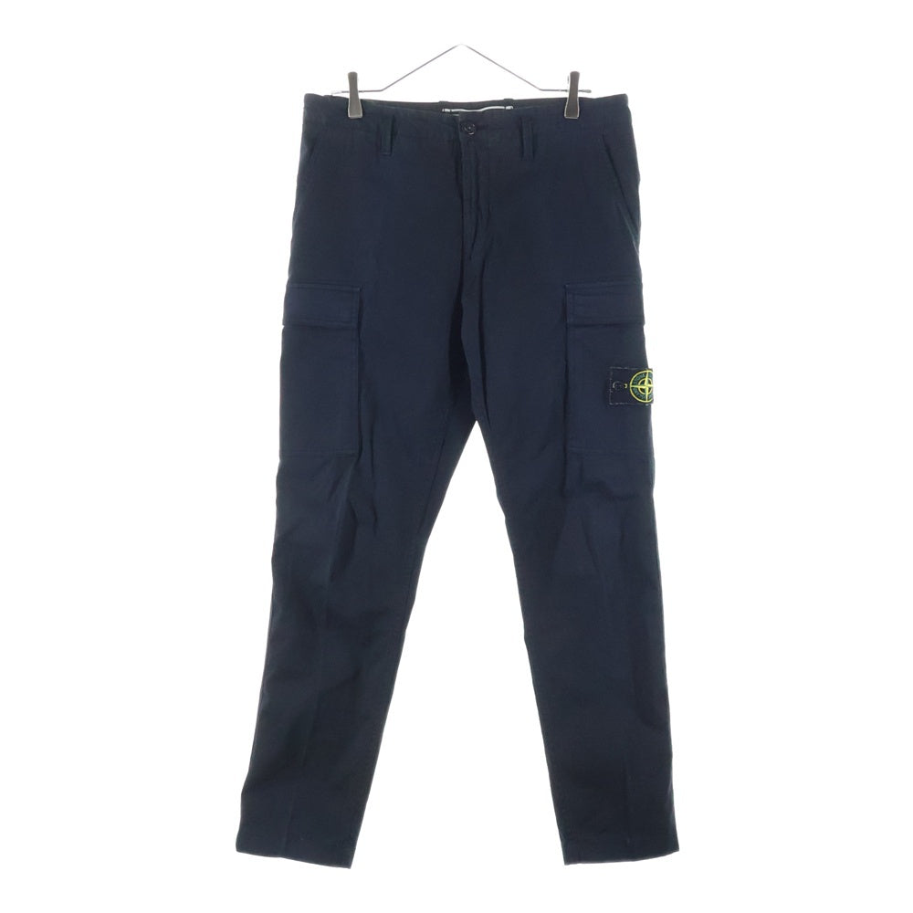 STONE ISLAND(ストーンアイランド) Cotton Cargo Pants 691531310 コットン カーゴ パンツ ブラック