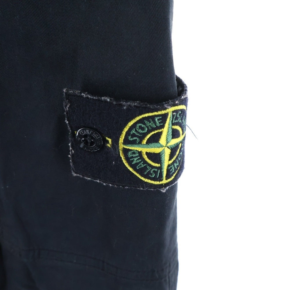 STONE ISLAND(ストーンアイランド) Cotton Cargo Pants 691531310 コットン カーゴ パンツ ブラック