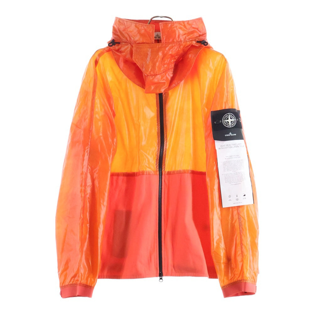 STONE ISLAND(ストーンアイランド) Heat Reactive Hooded Nylon Jacket 761541599 ナイロン フーディー ジャケット オレンジ