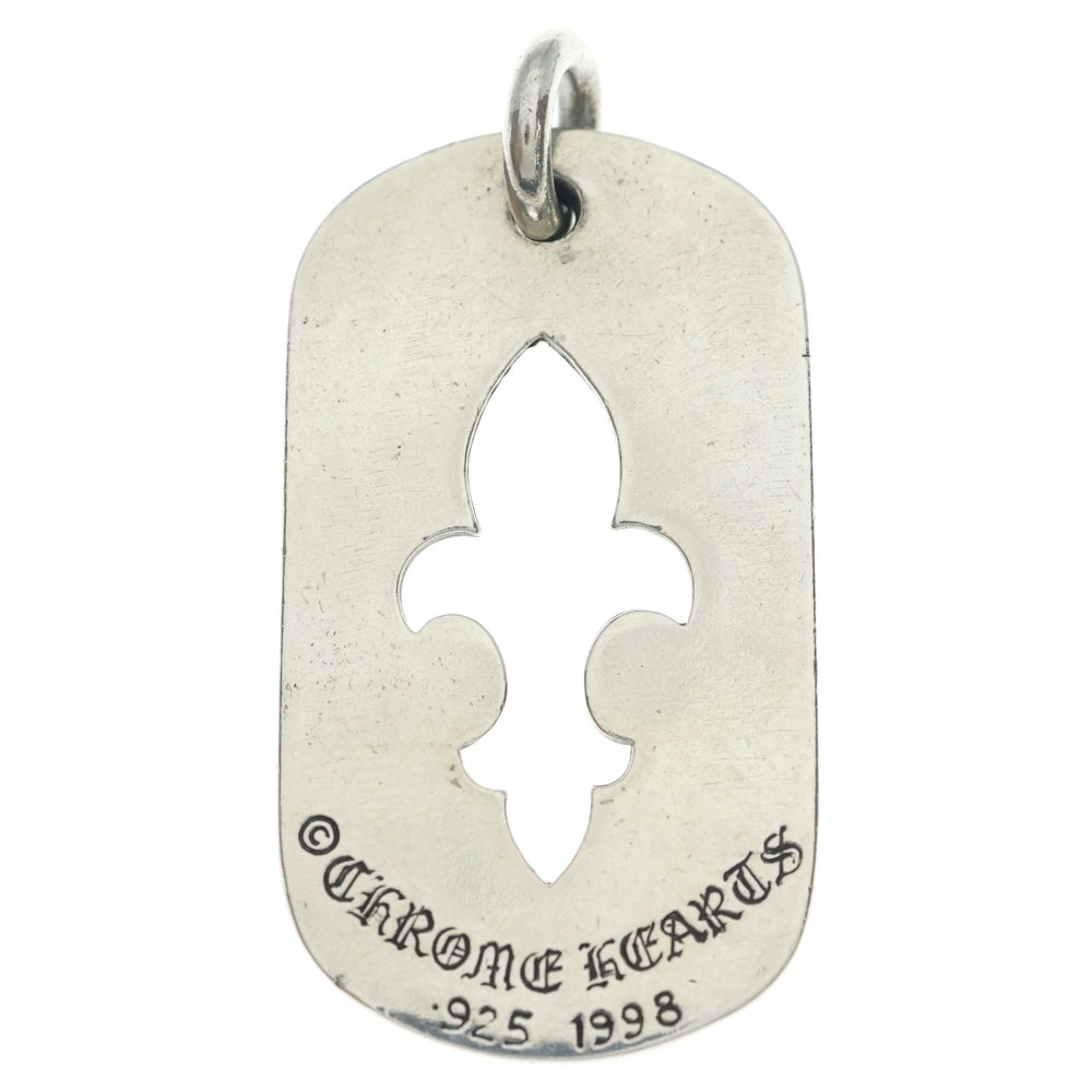 CHROME HEARTS(クロムハーツ) D TAG LRG CO FLE カットアウトフレア ラージドッグタグネックレストップ