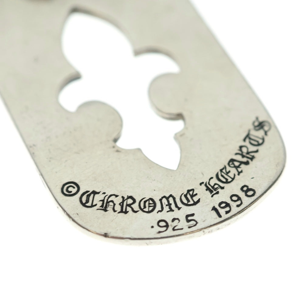 CHROME HEARTS(クロムハーツ) D TAG LRG CO FLE カットアウトフレア ラージドッグタグネックレストップ