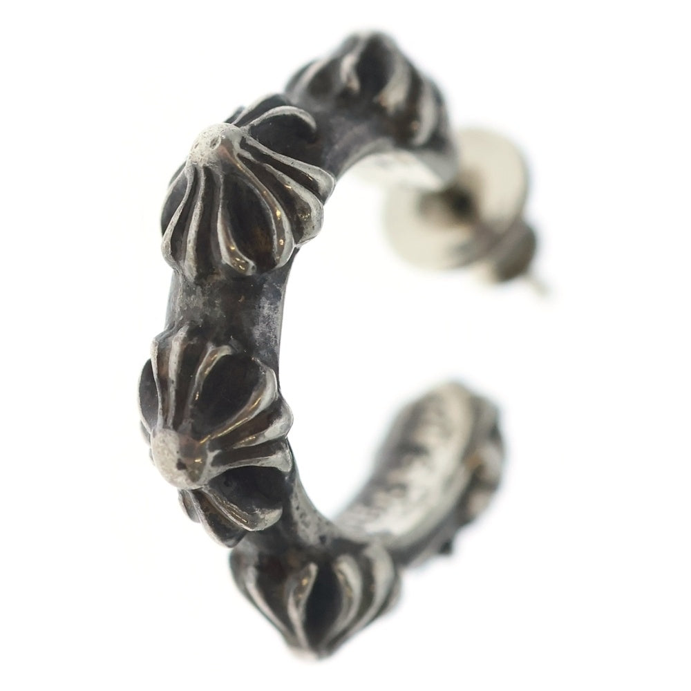 CHROME HEARTS(クロムハーツ) HOOP CROSS クロスバンド フープピアス シルバー BCA100