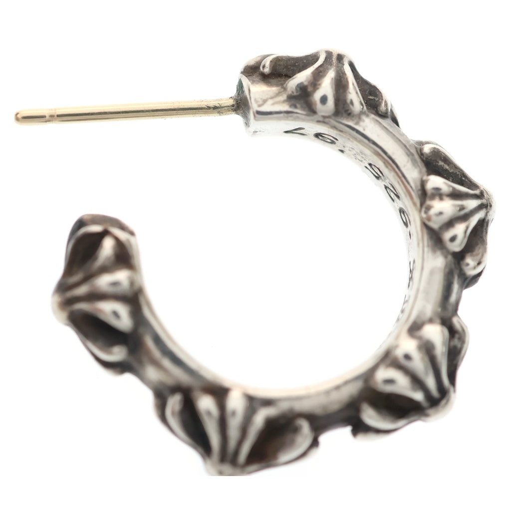 CHROME HEARTS(クロムハーツ) HOOP CROSS クロスバンド フープピアス シルバー BCA100
