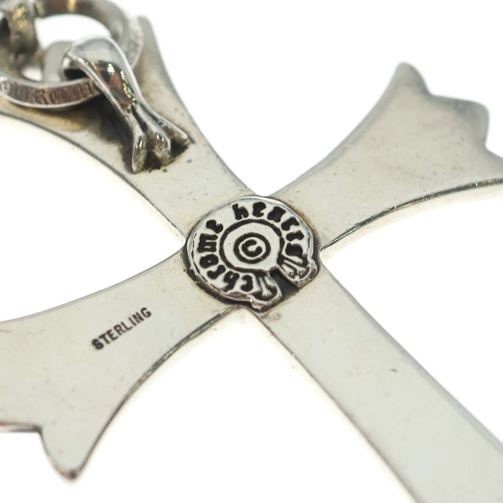 CHROME HEARTS(クロムハーツ) CH CRS LG W/BALE Wベイル ラージCHクロスペンダントトップ シルバー BCA215