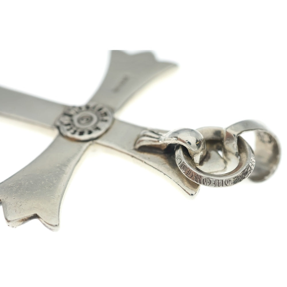 CHROME HEARTS(クロムハーツ) CH CRS LG W/BALE Wベイル ラージCHクロスペンダントトップ シルバー BCA215