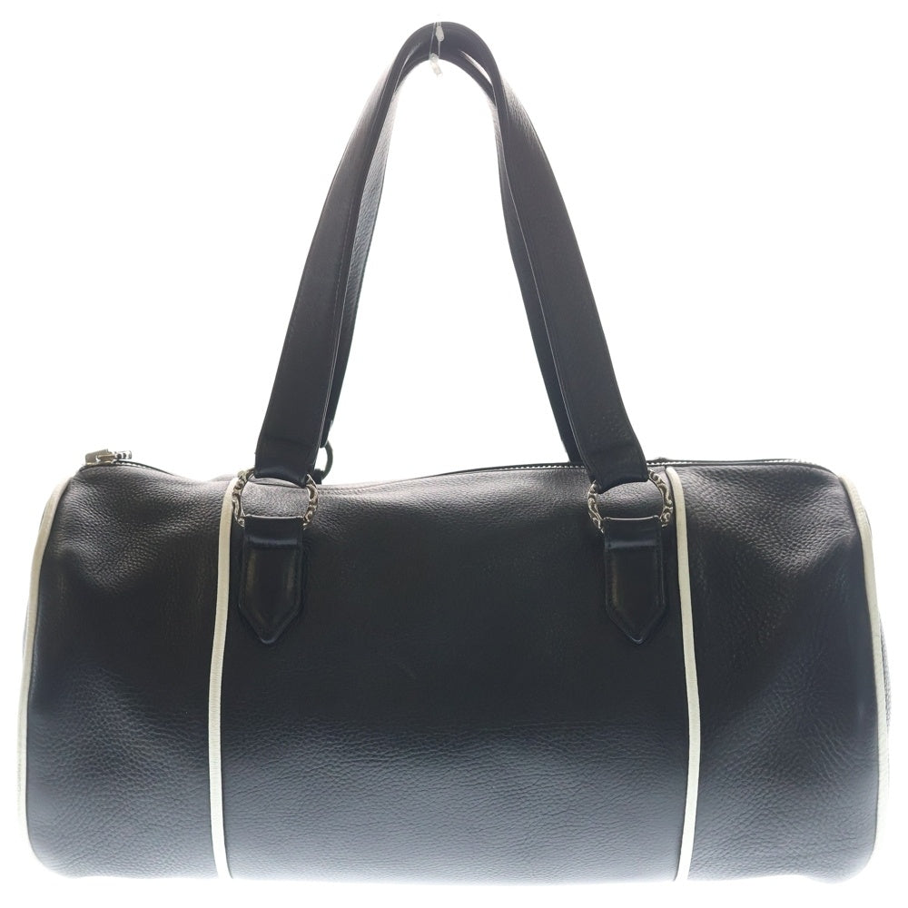 CHROME HEARTS(クロムハーツ) DOMINO CRS PATCH DAFFLE BAG ドミノ クロスパッチ ダッフルバッグ ブラック/ホワイト/レッド