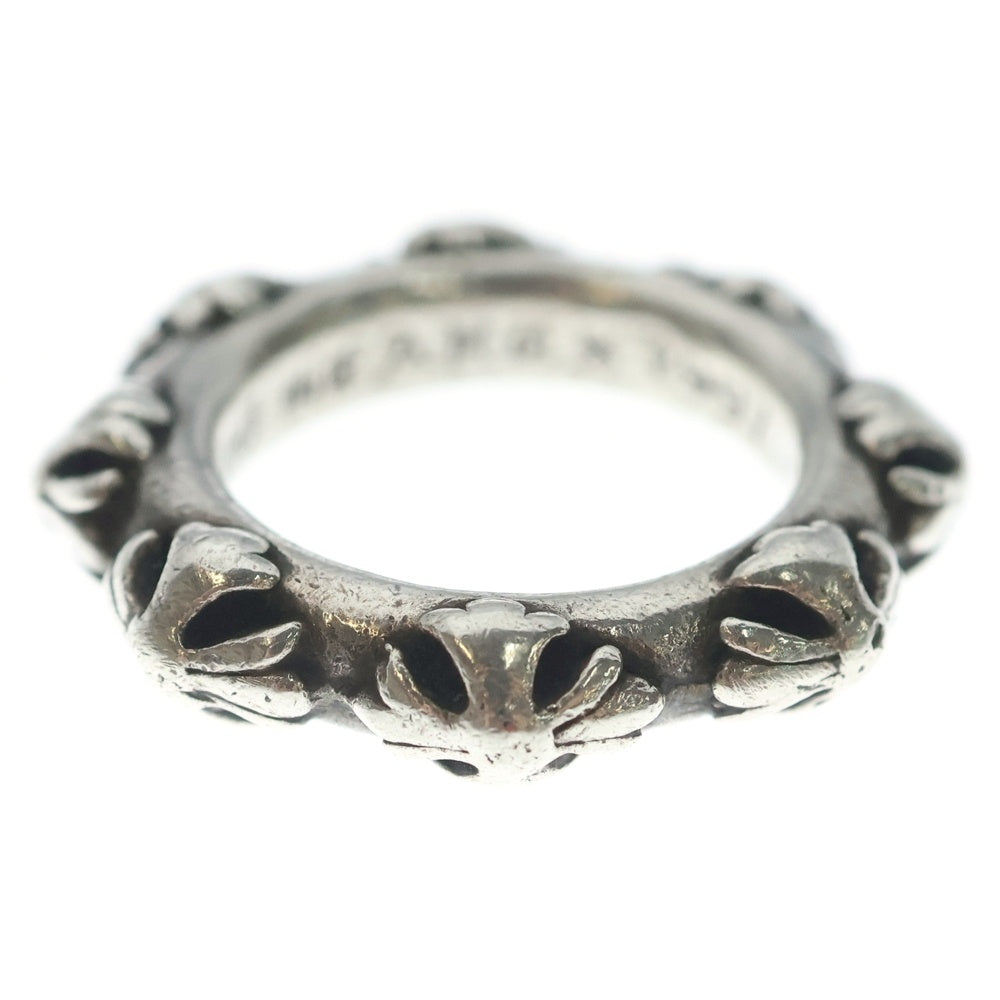 CHROME HEARTS(クロムハーツ) CROSS BAND クロスバンド リング シルバー BCA342