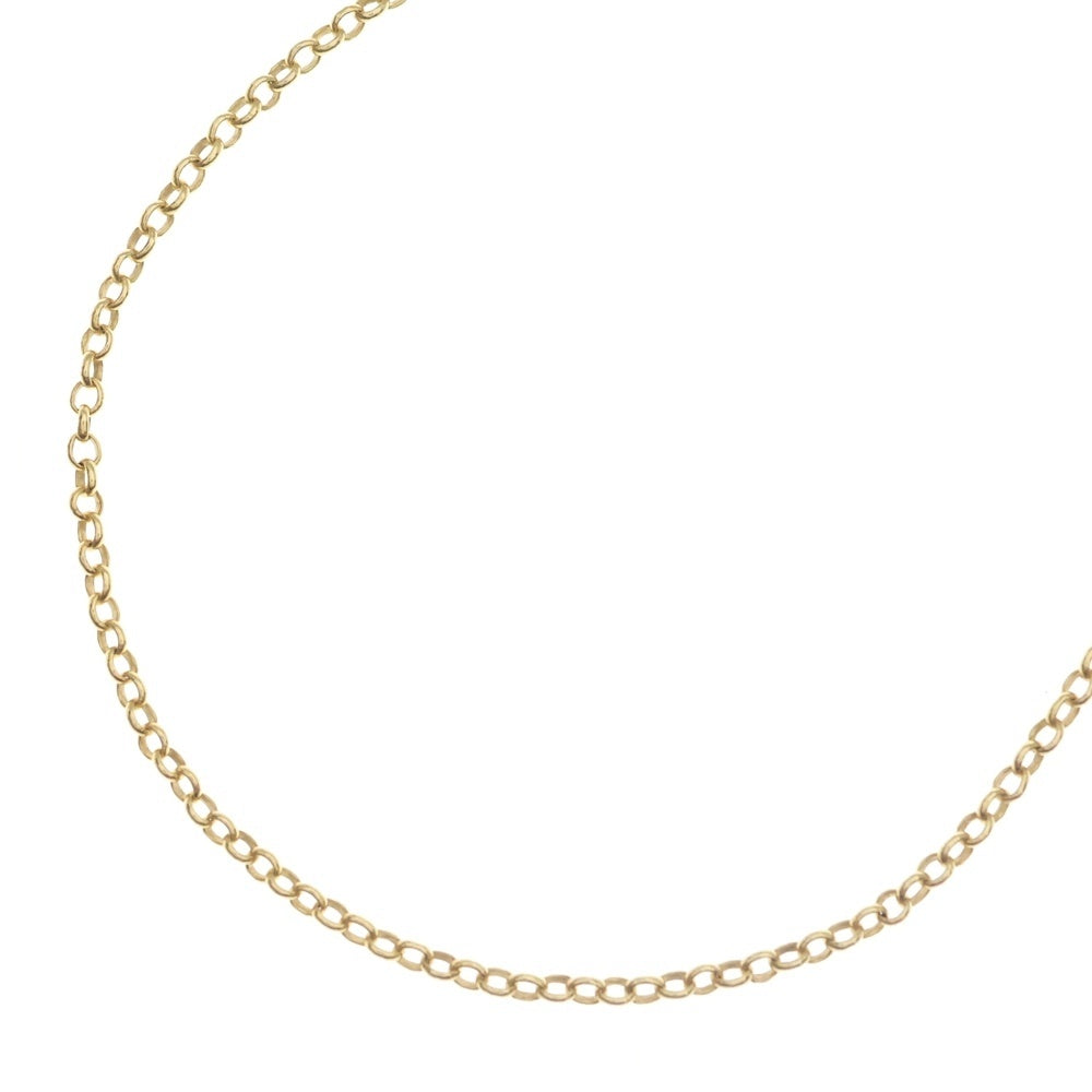 CHROME HEARTS(クロムハーツ) 22K NECKCHAIN R16 ロールチェーンネックレス 16inch ゴールド