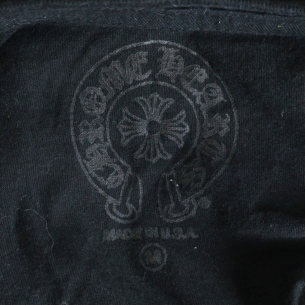 CHROME HEARTS(クロムハーツ) CH T-SHRT 1 ネックロゴTシャツ パープル/ブラック