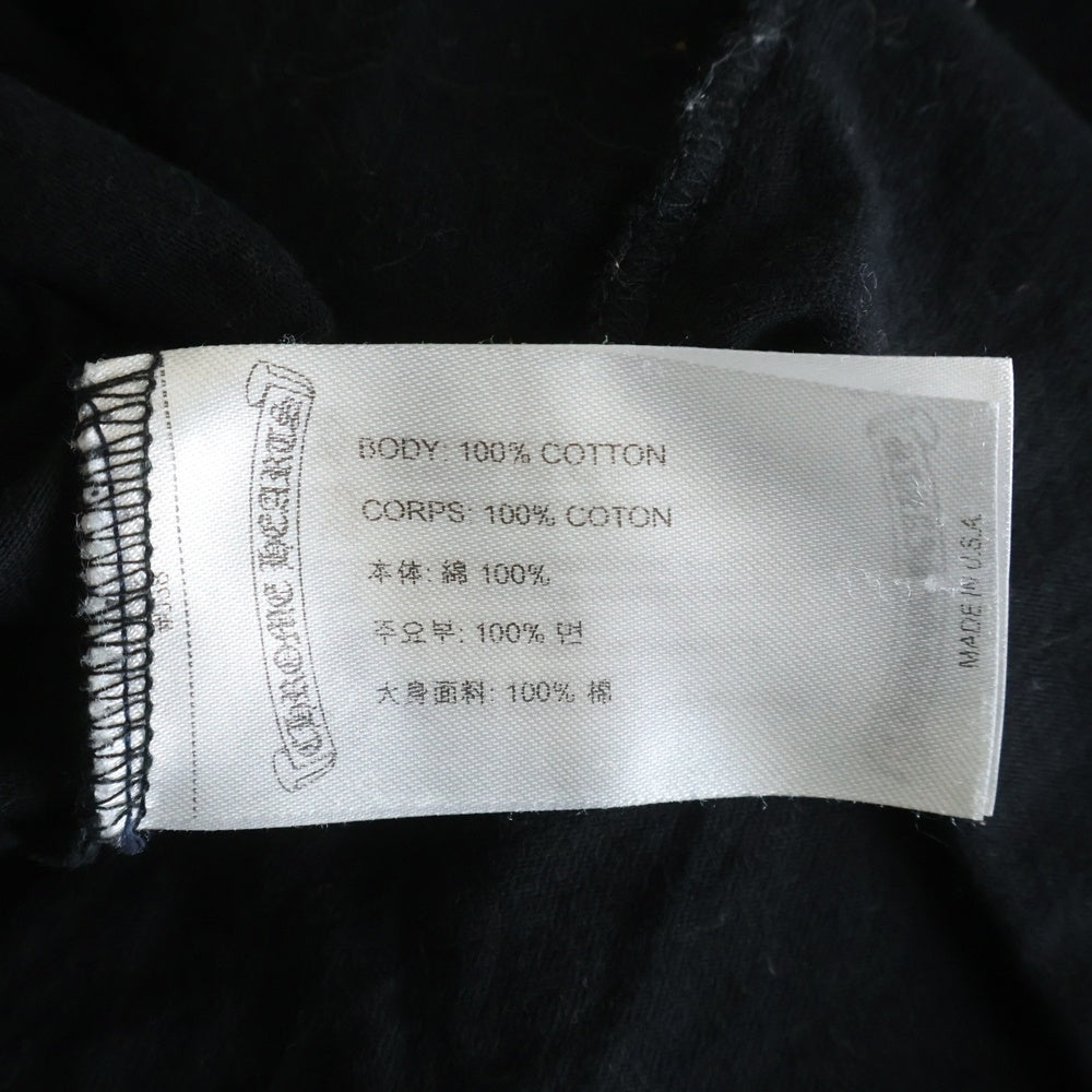 CHROME HEARTS(クロムハーツ) CH T-SHRT 1 ネックロゴTシャツ パープル/ブラック