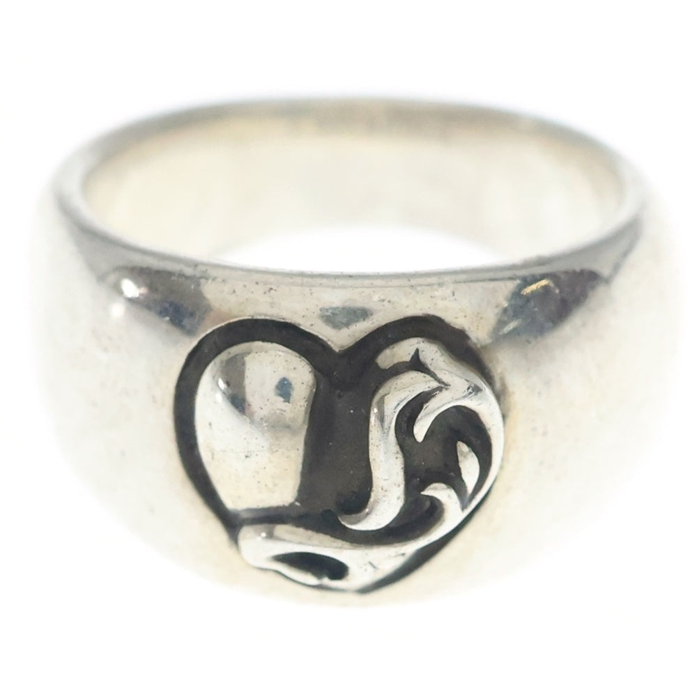 CHROME HEARTS(クロムハーツ) HEART IN BAND ハートインバンド シルバーリング