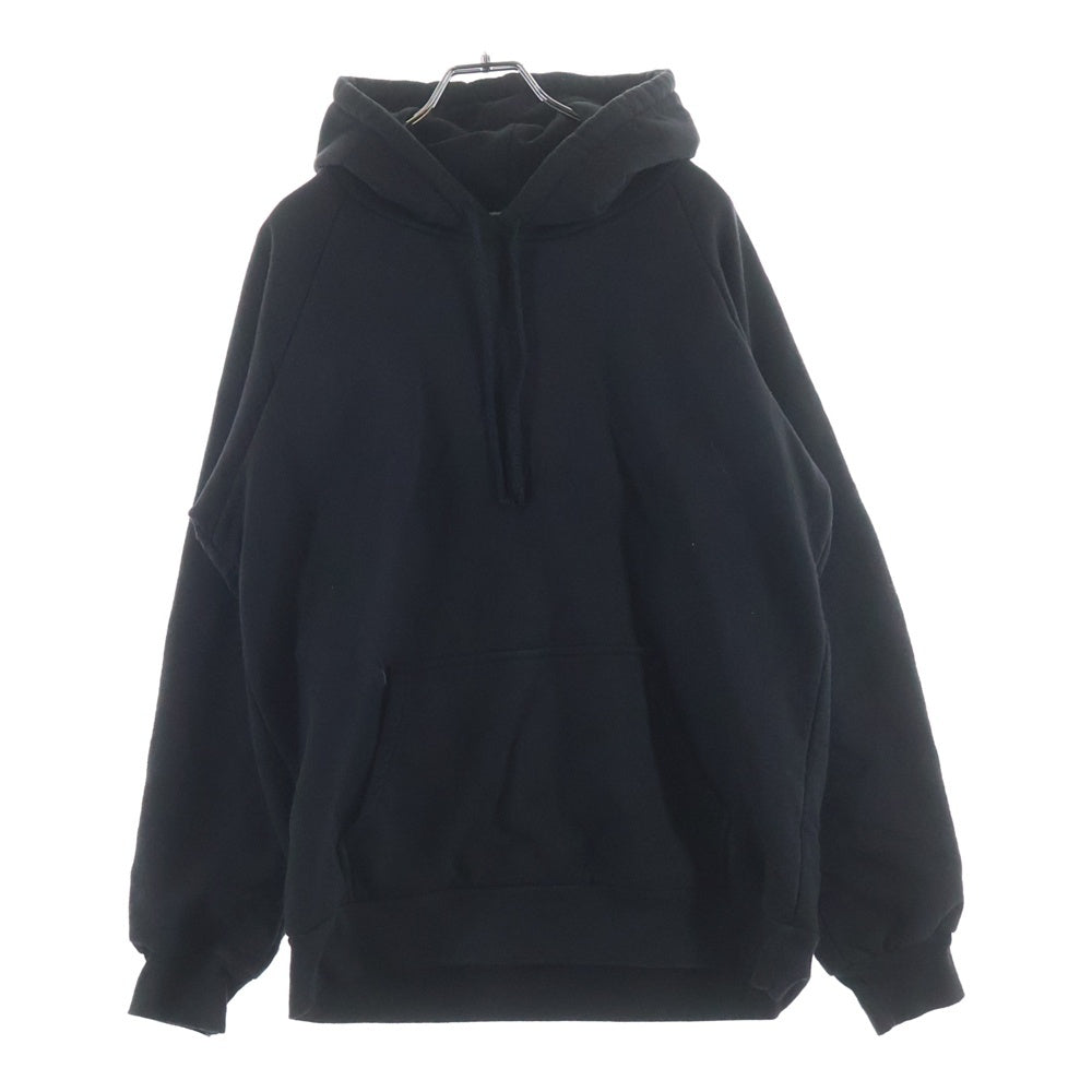 CHROME HEARTS(クロムハーツ) OLD THRML HD PLVR 裏地サーマル 袖フローラルプリントバックホースシューパーカー ブラック