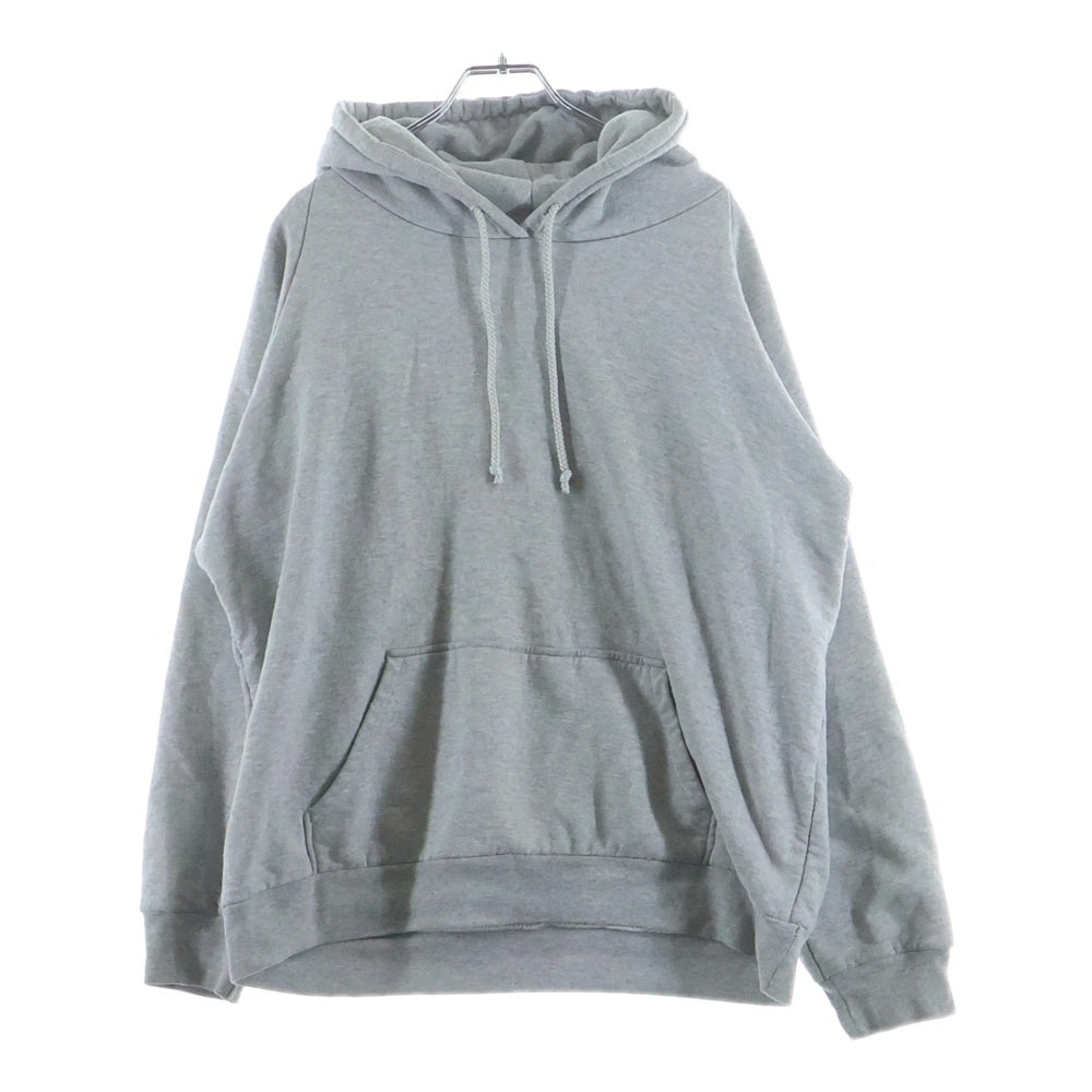 CHROME HEARTS(クロムハーツ) OLD THRML SCROLL LABEL PLVR オールドモデル バッグスクロールラベルプリント プルオーバー パーカー グレー