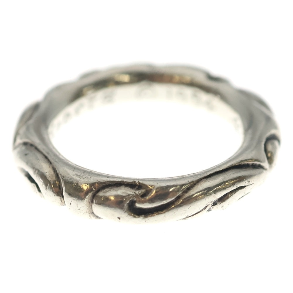 CHROME HEARTS(クロムハーツ) SCRL BAND スクロールバンド リング シルバー BCA351