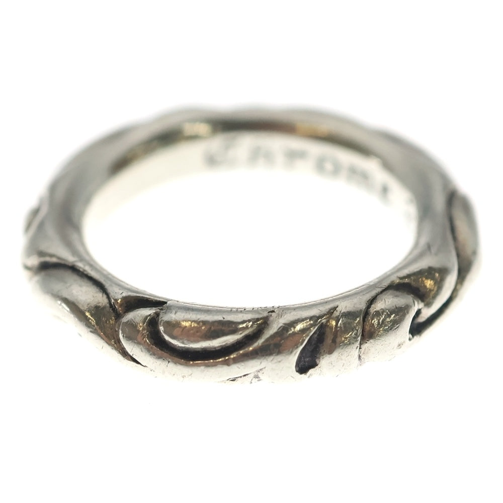 CHROME HEARTS(クロムハーツ) SCRL BAND スクロールバンド リング シルバー BCA351