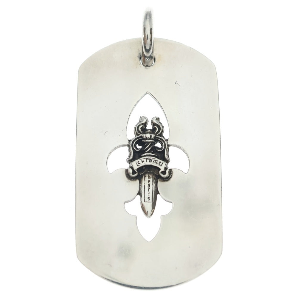 CHROME HEARTS(クロムハーツ) D TAG LRG FLE DAG フレアダガードッグタグ ラージドッグタグネックレストップ