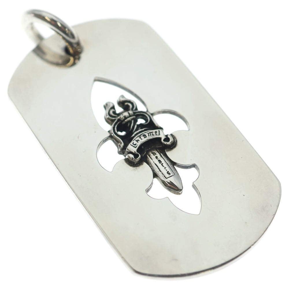 CHROME HEARTS(クロムハーツ) D TAG LRG FLE DAG フレアダガードッグタグ ラージドッグタグネックレストップ