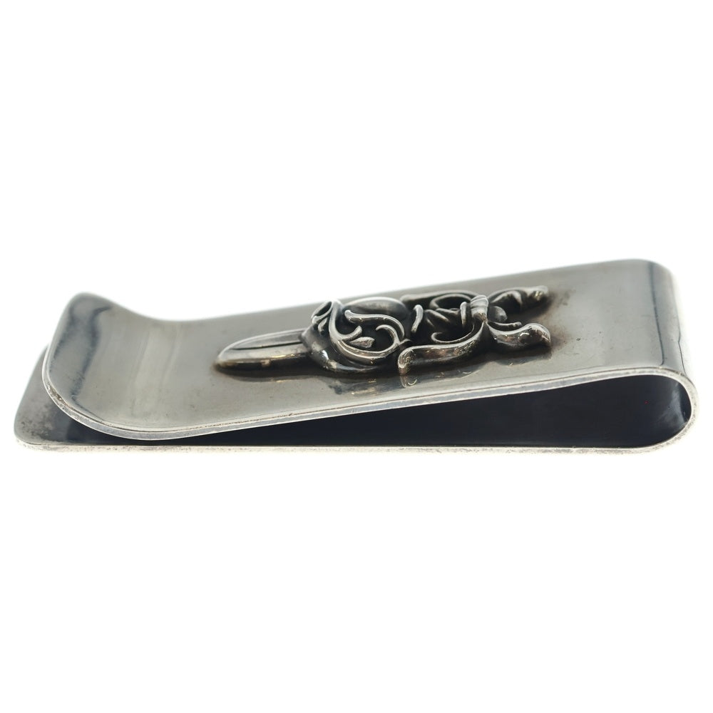 CHROME HEARTS(クロムハーツ) MNY CLIP SM ダガーハートモチーフマネークリップ シルバー