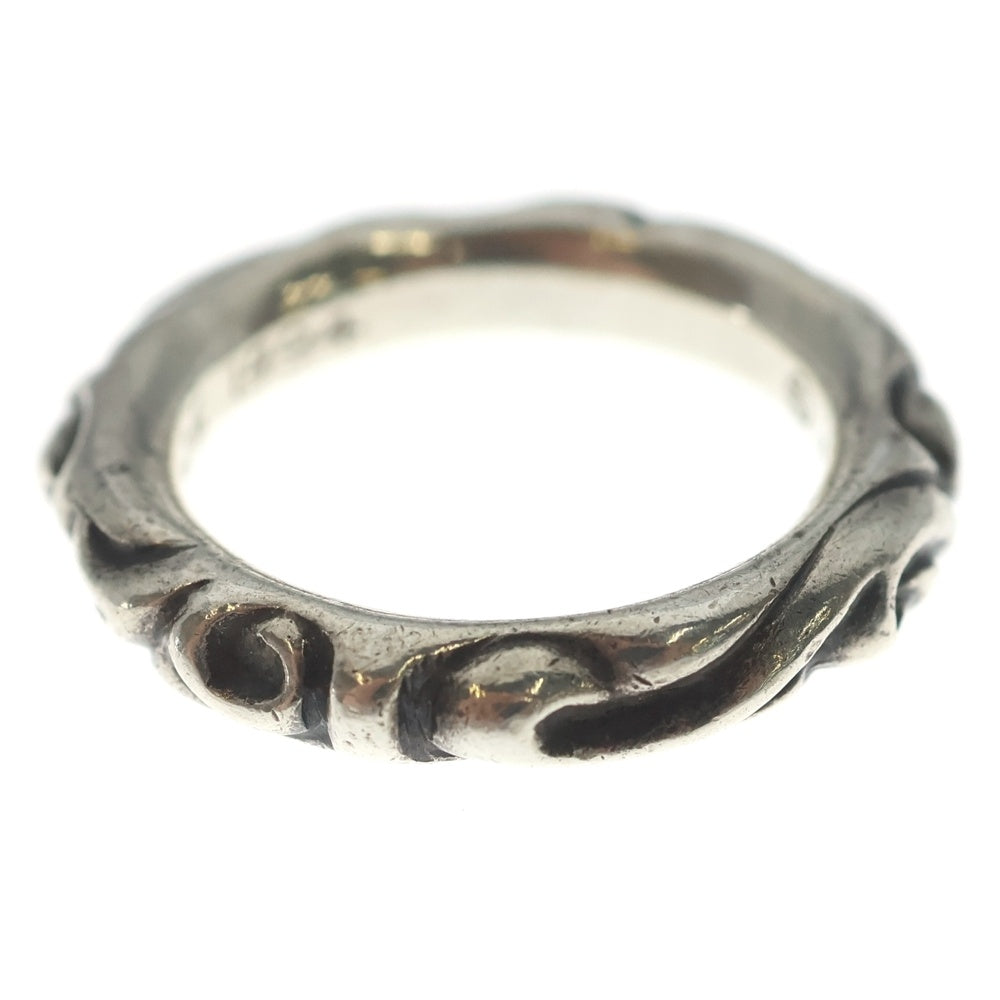 CHROME HEARTS(クロムハーツ) SCRL BAND スクロールバンド リング シルバー BCA351