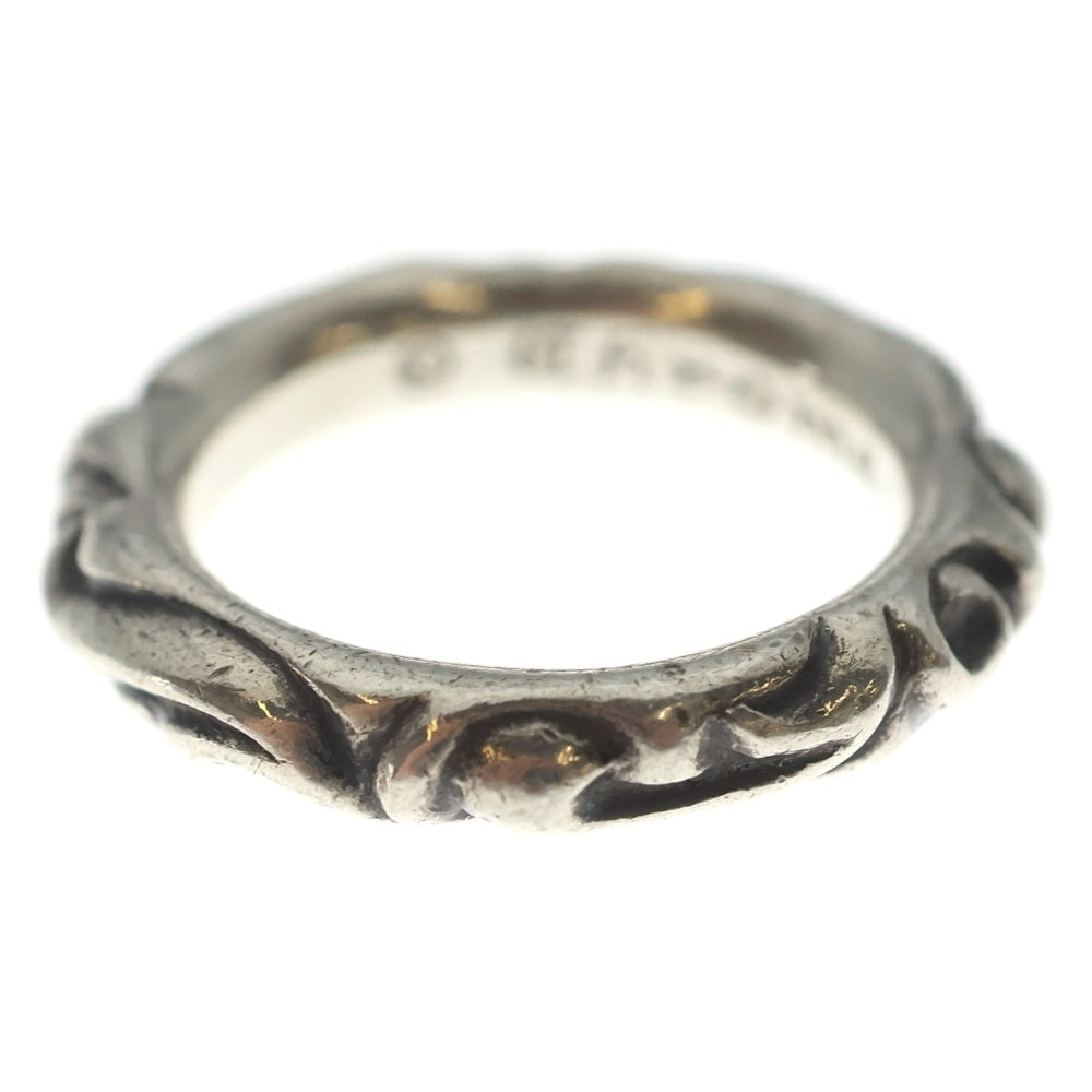 CHROME HEARTS(クロムハーツ) SCRL BAND スクロールバンド リング シルバー BCA351
