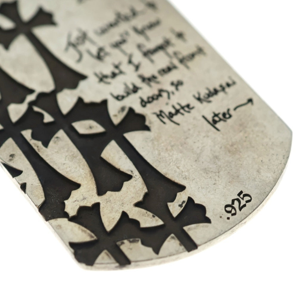 CHROME HEARTS(クロムハーツ) DOG TAG AOYAMA 20TH CH青山20周年記念ドッグタグネックレストップ シルバー