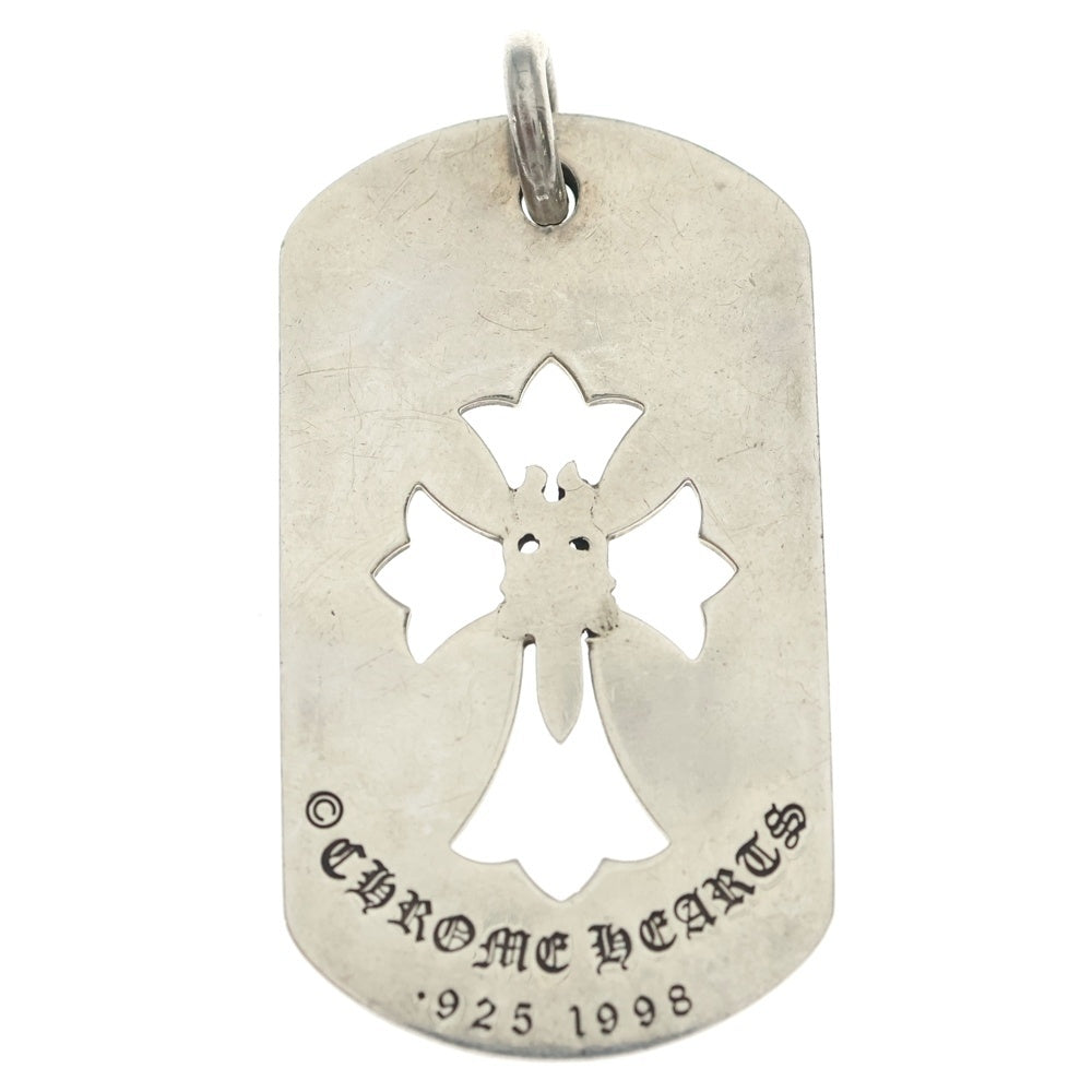 CHROME HEARTS(クロムハーツ) D TAG LRG LTD LA限定ラージドッグタグネックレストップ