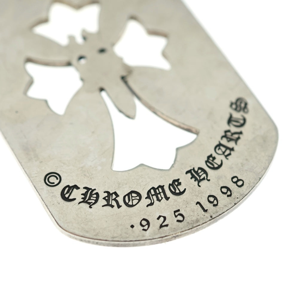 CHROME HEARTS(クロムハーツ) D TAG LRG LTD LA限定ラージドッグタグネックレストップ