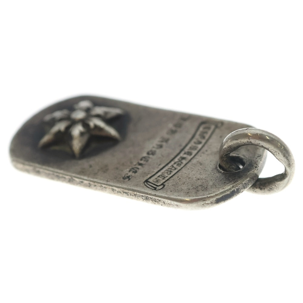 CHROME HEARTS(クロムハーツ) RAISED STAR DOGTAG レイズドスタードッグタグ LA限定 シルバーネックレストップ
