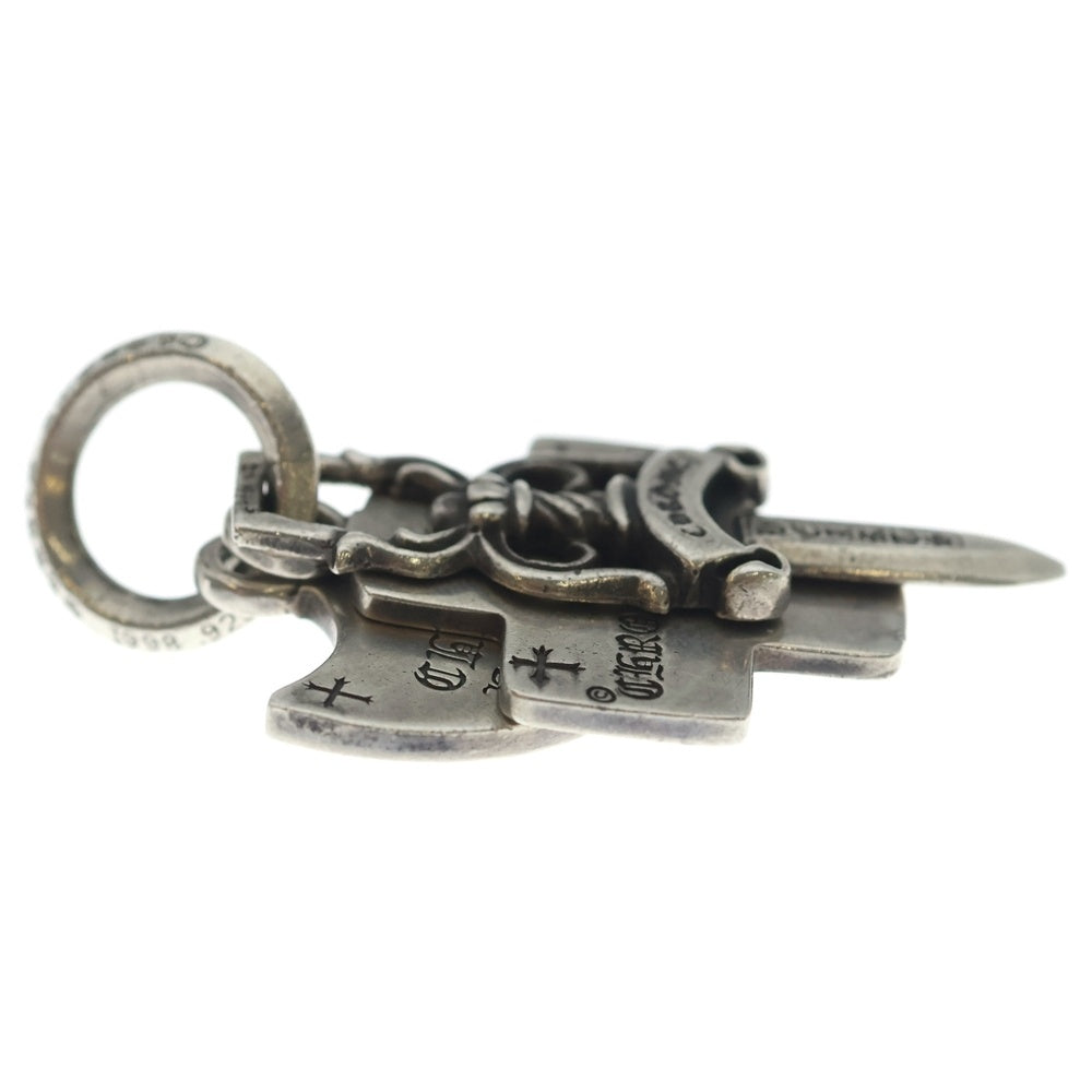 CHROME HEARTS(クロムハーツ) 3TRINKETS withOring 3トリンケッツ オーリング ネックレス ペンダントトップ シルバー