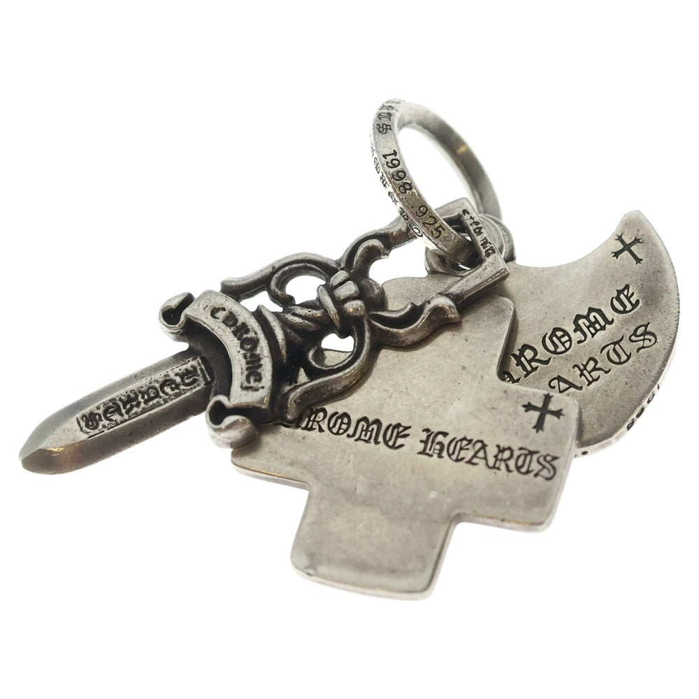 CHROME HEARTS(クロムハーツ) 3TRINKETS withOring 3トリンケッツ オーリング ネックレス ペンダントトップ シルバー