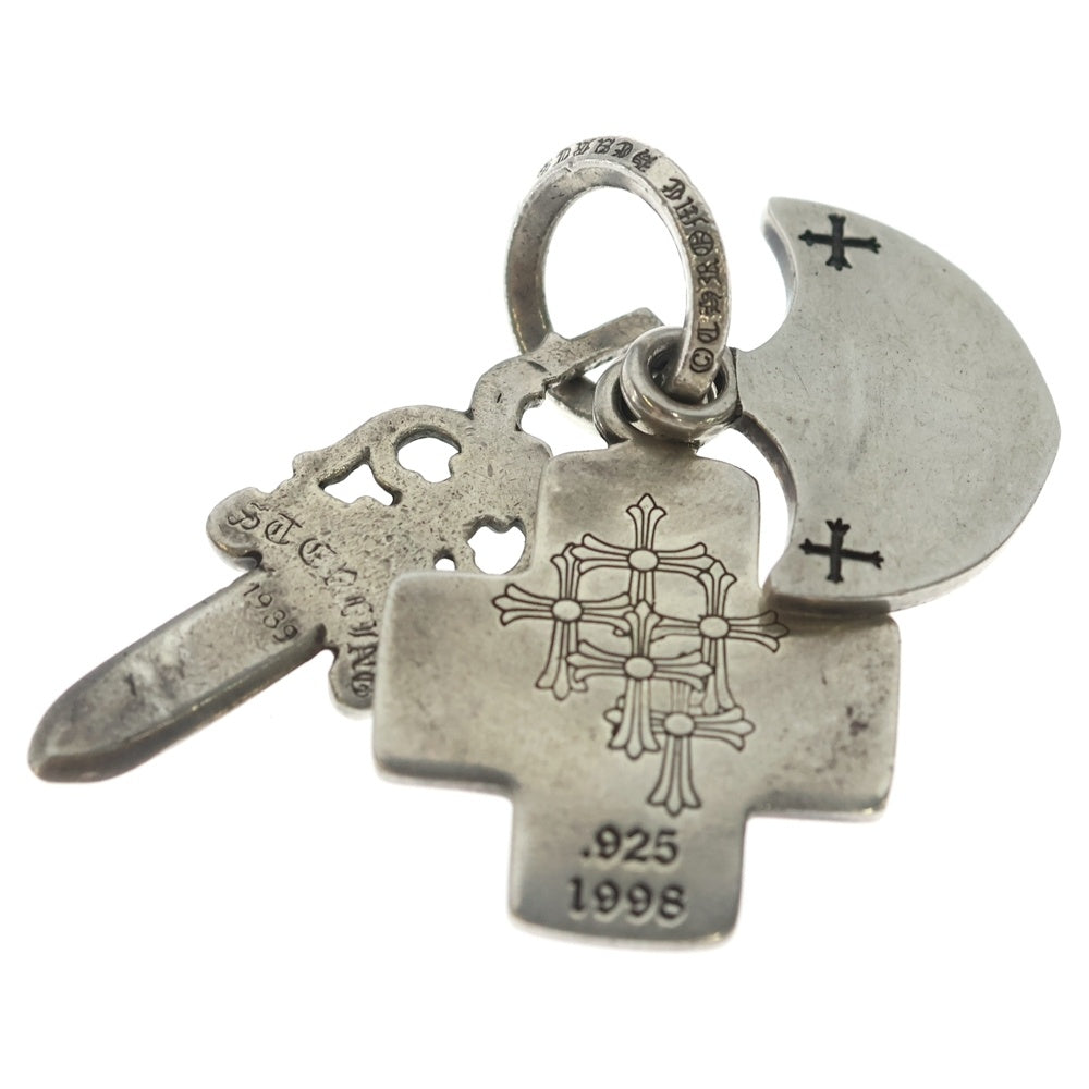 CHROME HEARTS(クロムハーツ) 3TRINKETS withOring 3トリンケッツ オーリング ネックレス ペンダントトップ シルバー