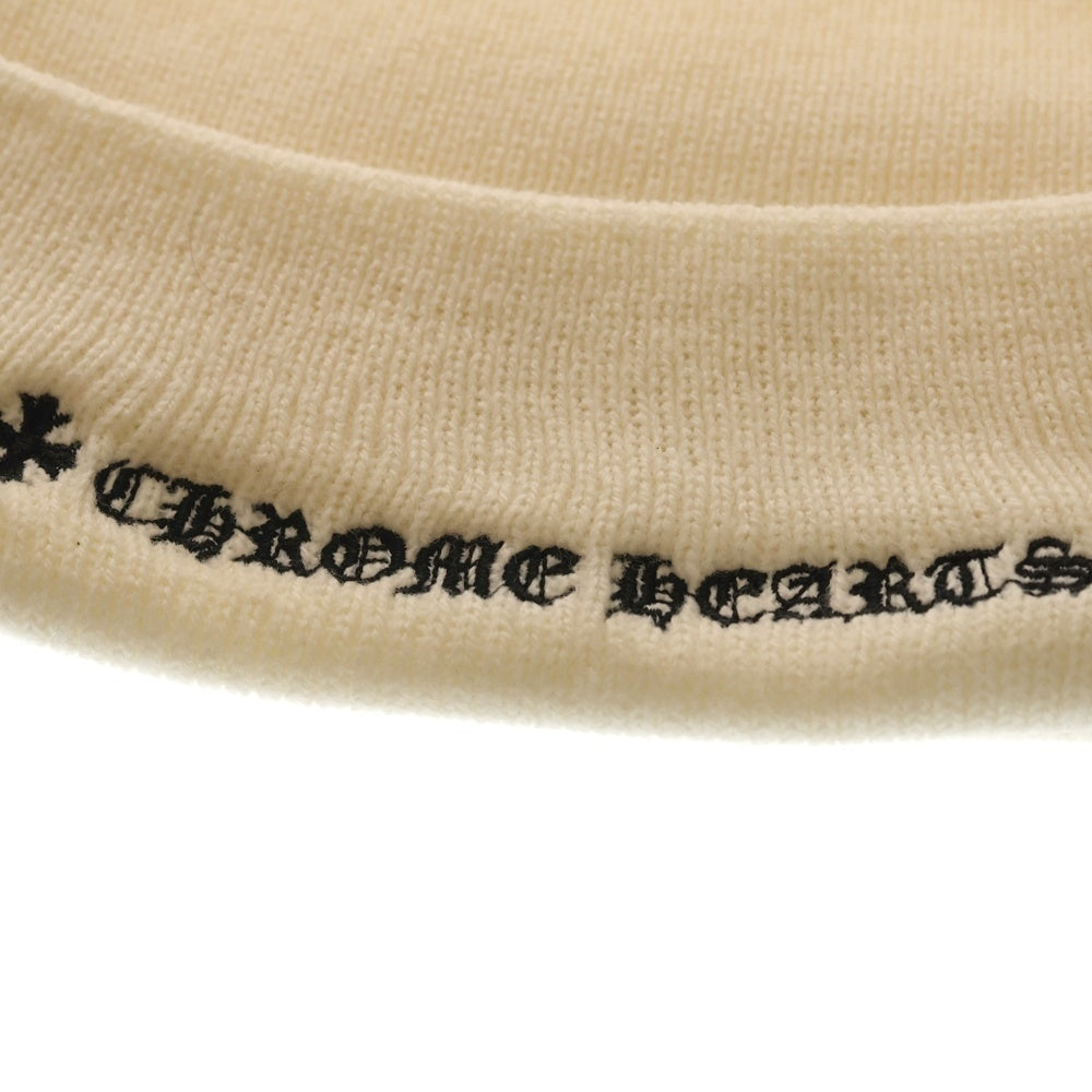 CHROME HEARTS(クロムハーツ) WATCH CAP ワッチキャップ CHプラスビーニーキャップ帽子 ホワイト